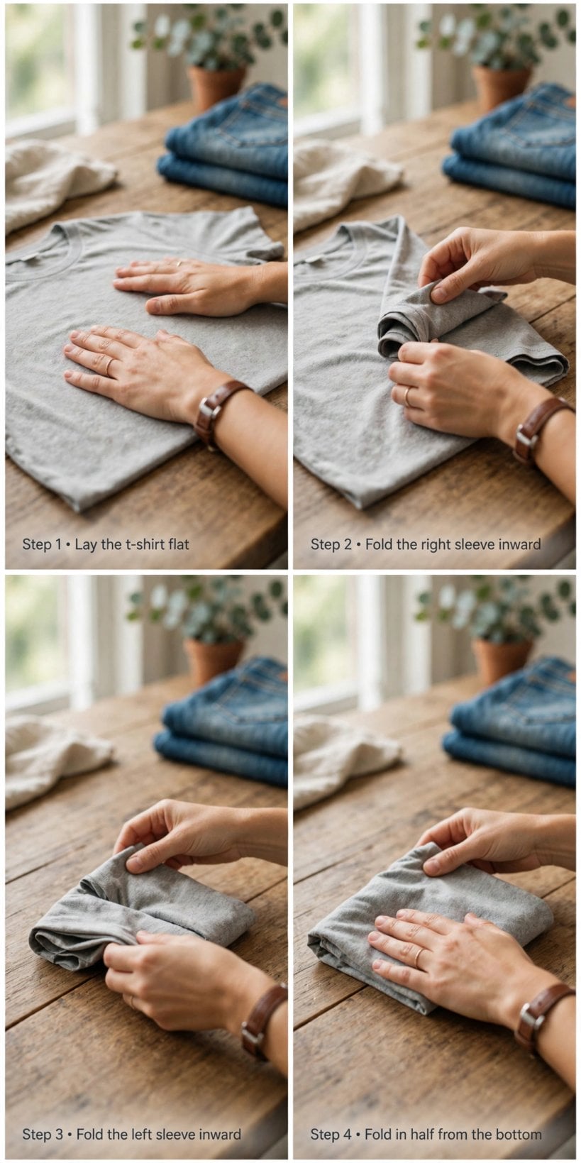 marie kondo folding