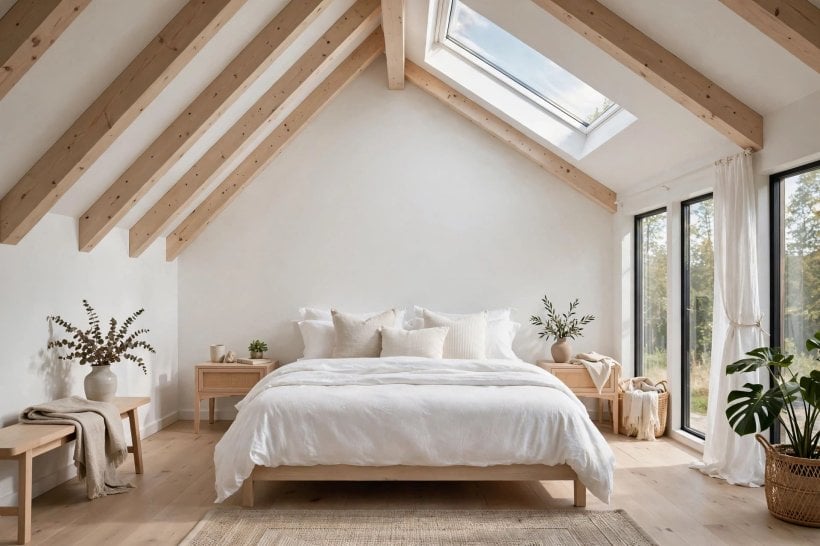 master bedroom ceiling ideas: layered ceiling lighting with a warm glow