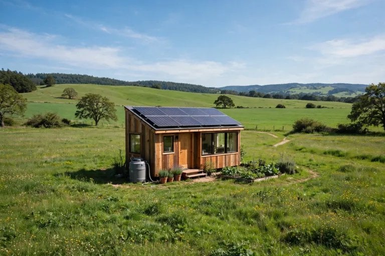 How Much Solar Power Does a Tiny House Need? tiny house solar power