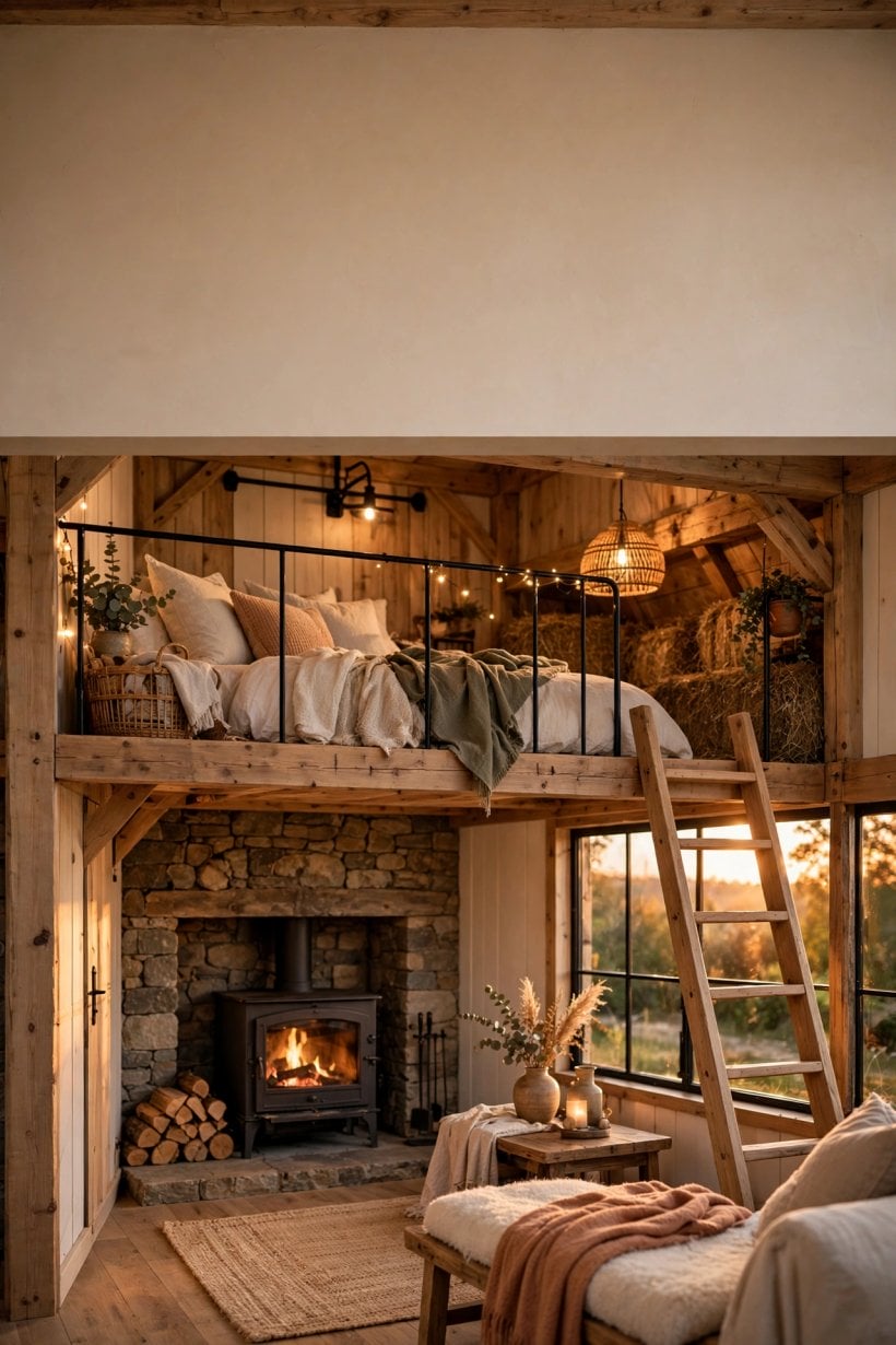 Tiny barn house interior design ideas