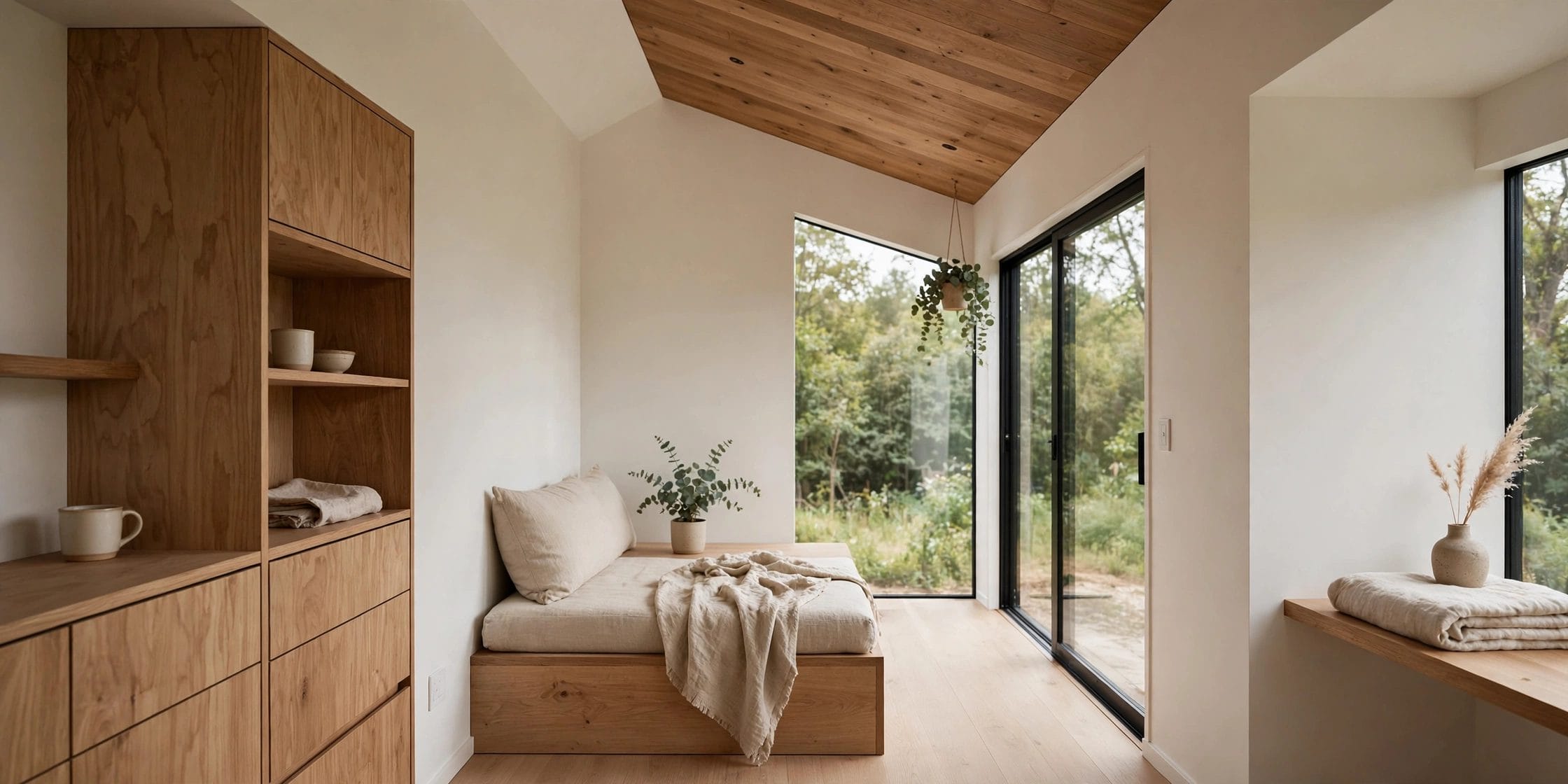 minimal interior design tiny house