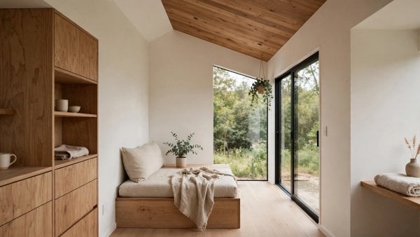minimal interior design tiny house
