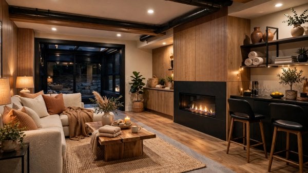 basement interior design tiny house