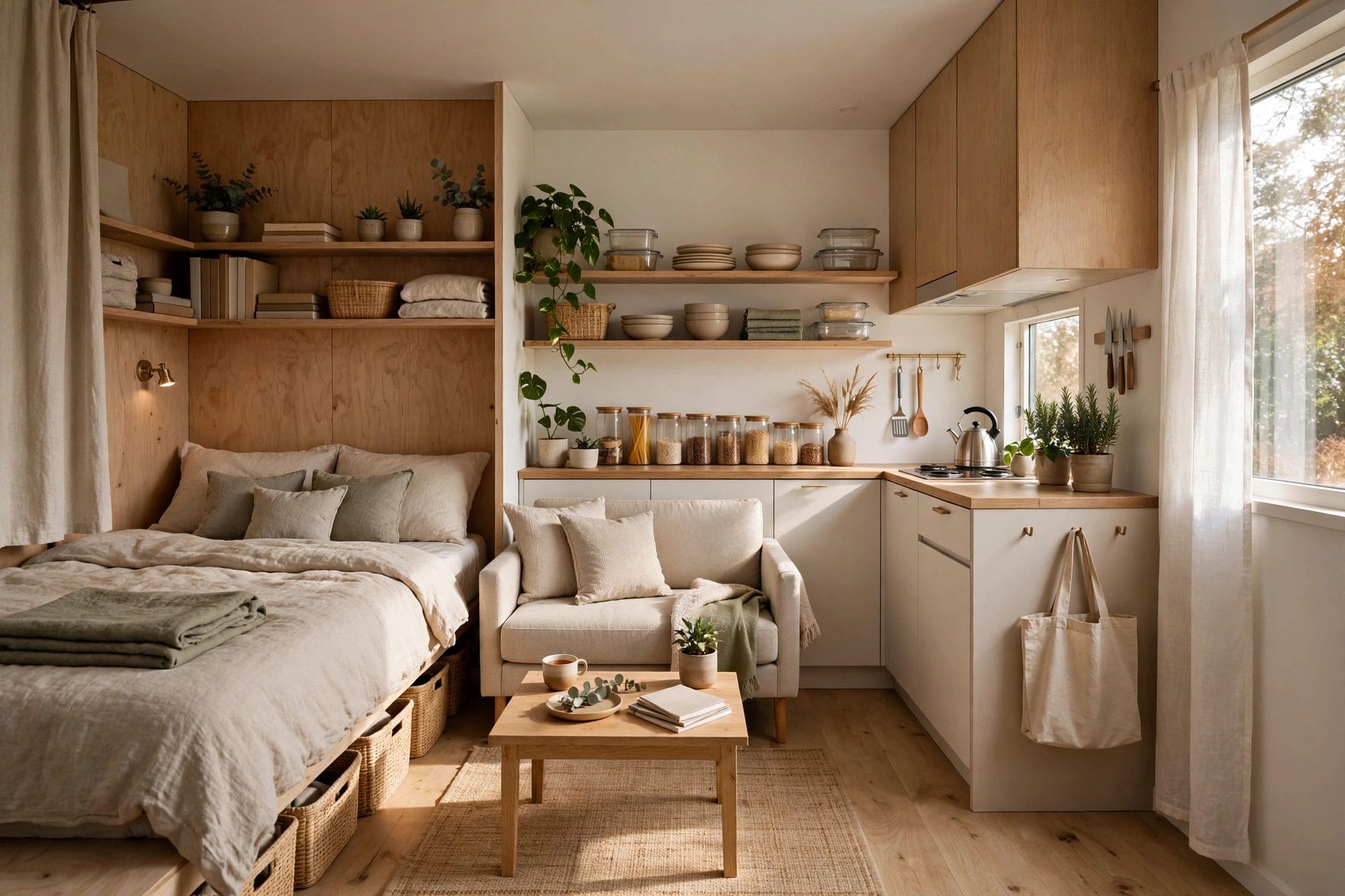 how to live in a tiny apartment