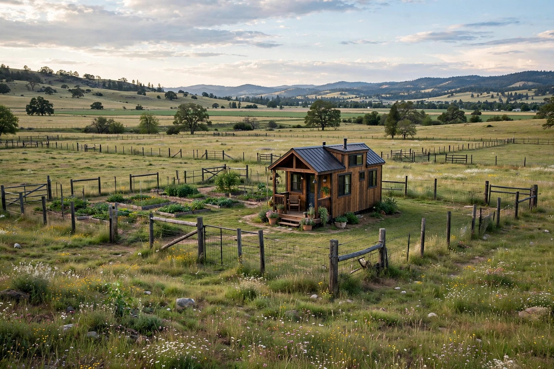 tiny house for sale with land