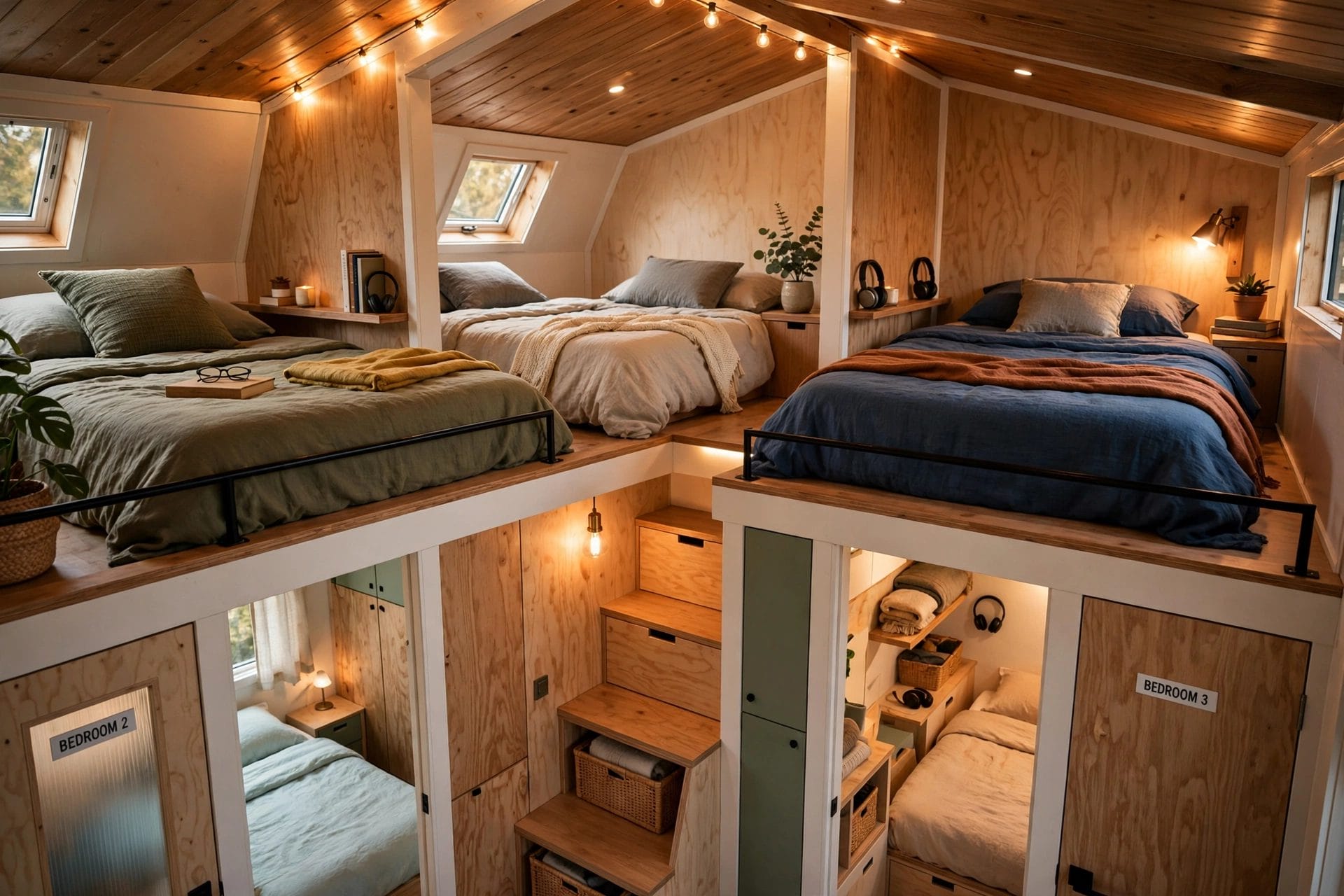 3 bedroom tiny house designs plans layouts