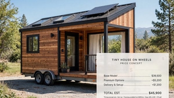 how much is a tiny house on wheels price