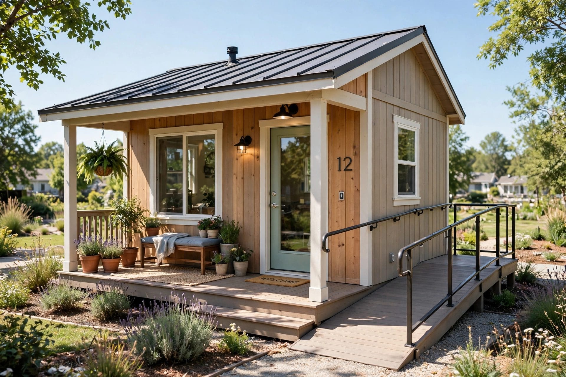 tiny house designed for seniors accessible