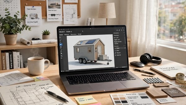 design a tiny house on wheels online