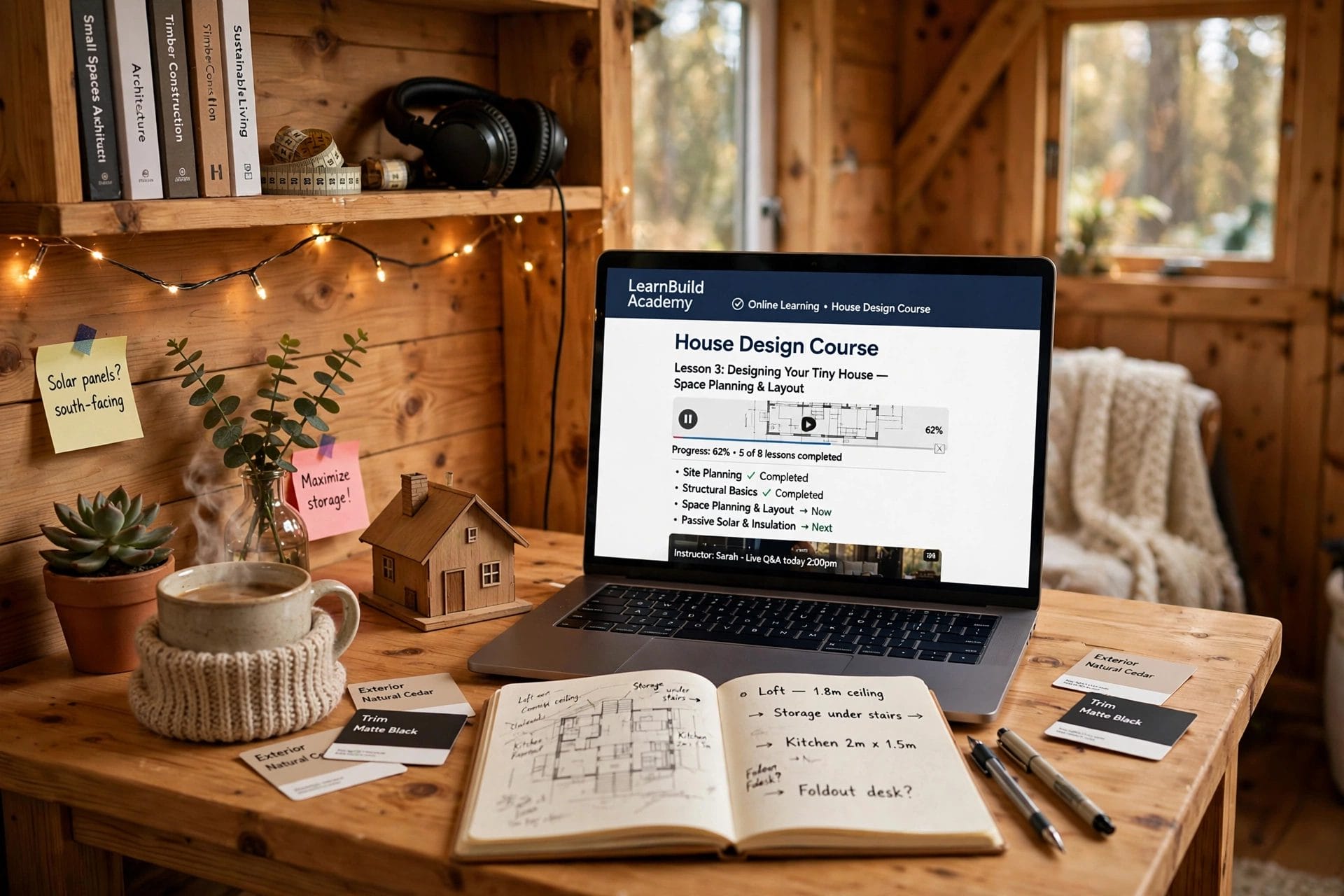 online tiny house design and building courses