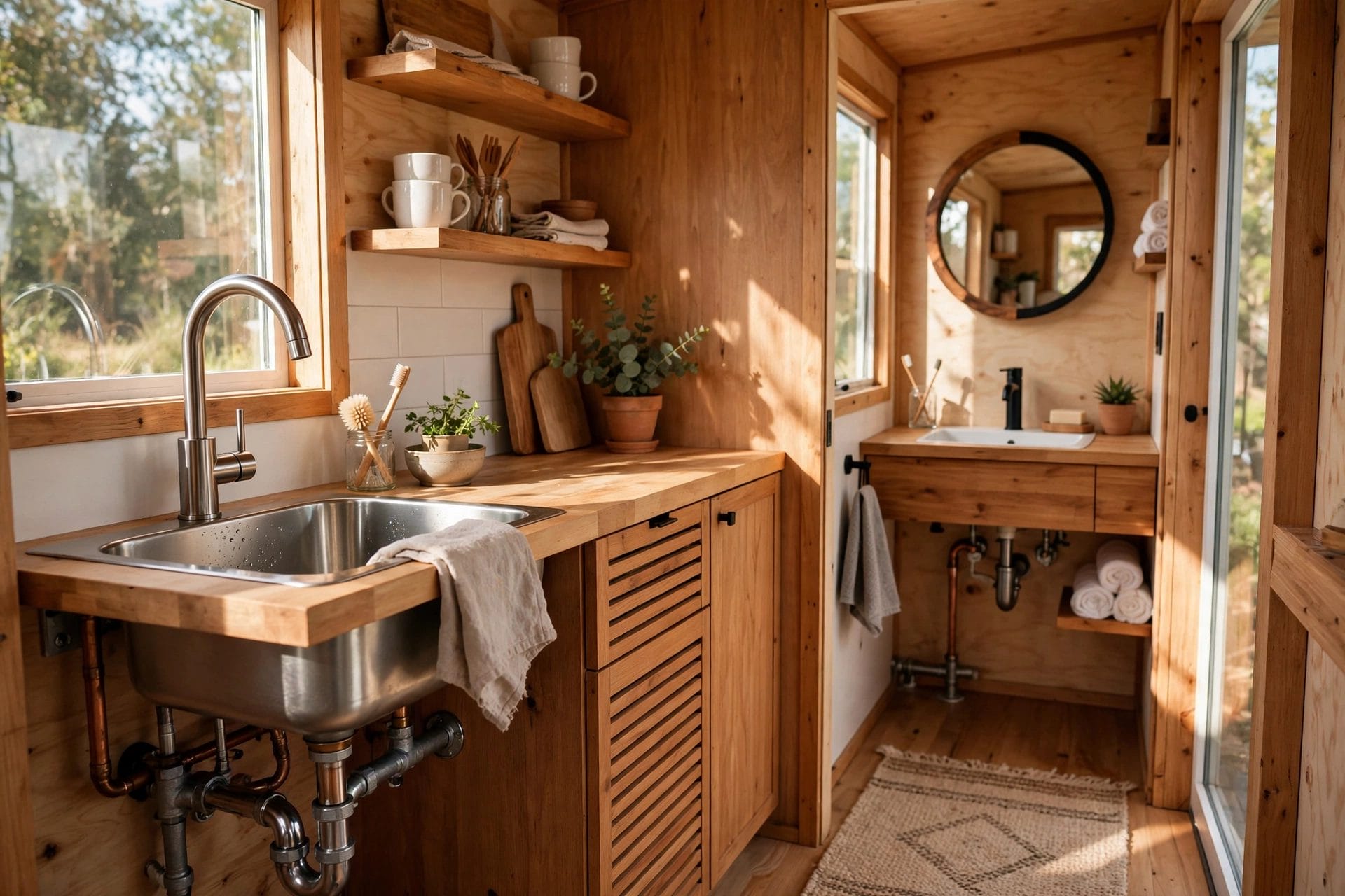 tiny house water plumbing options