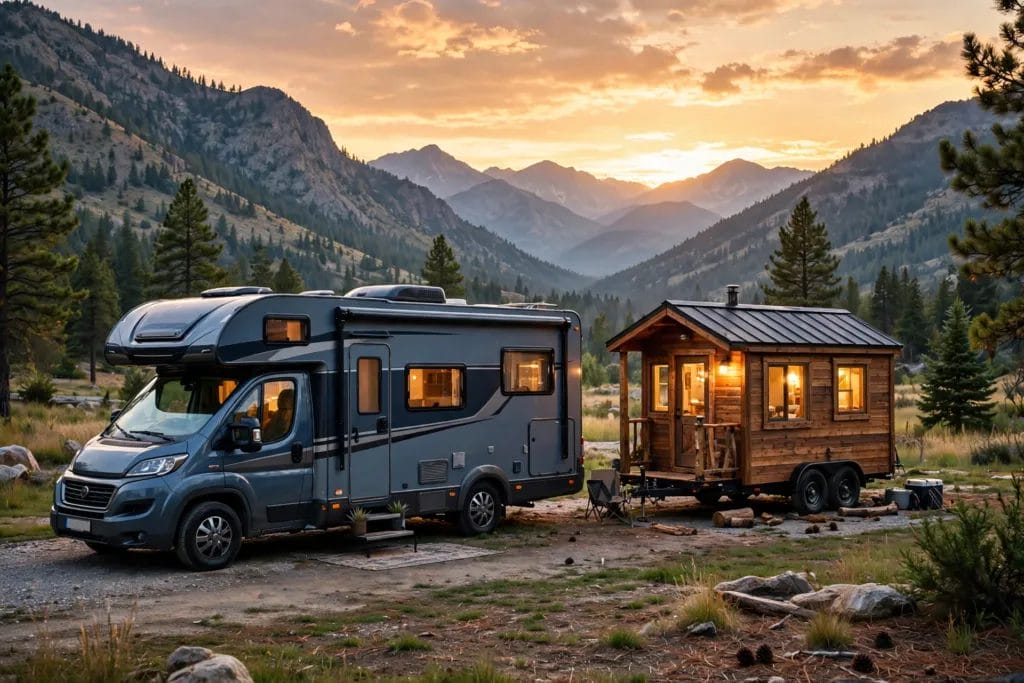 rv living vs tiny house