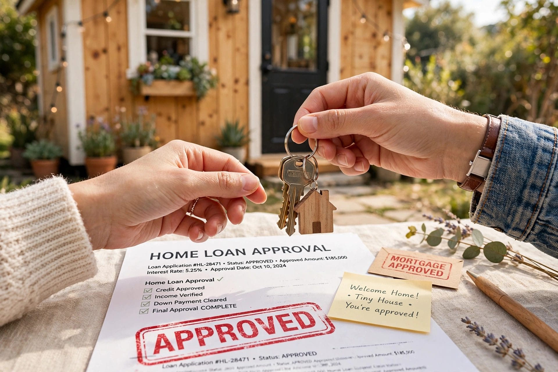 how to get approved for tiny house financing