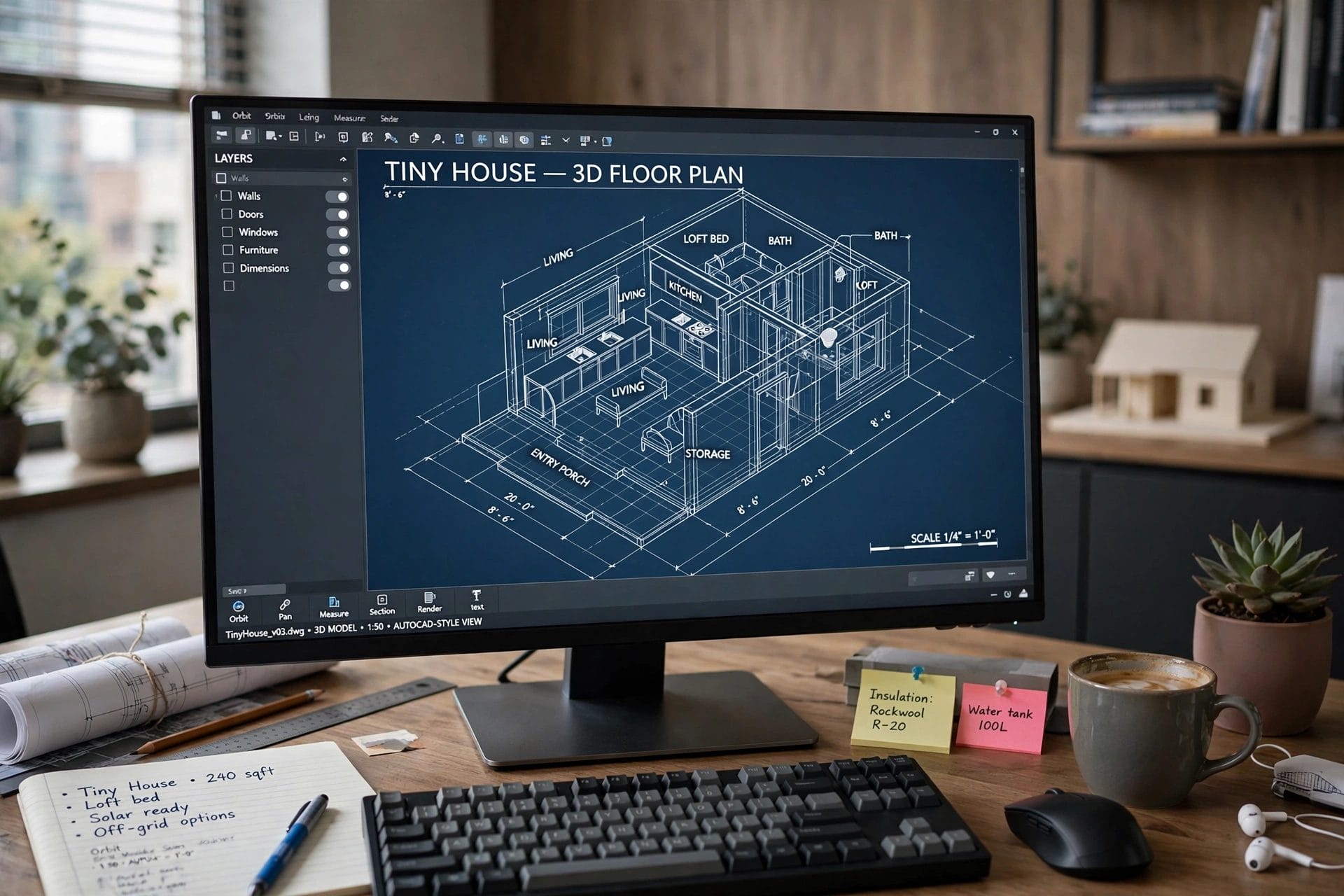 design a tiny house online