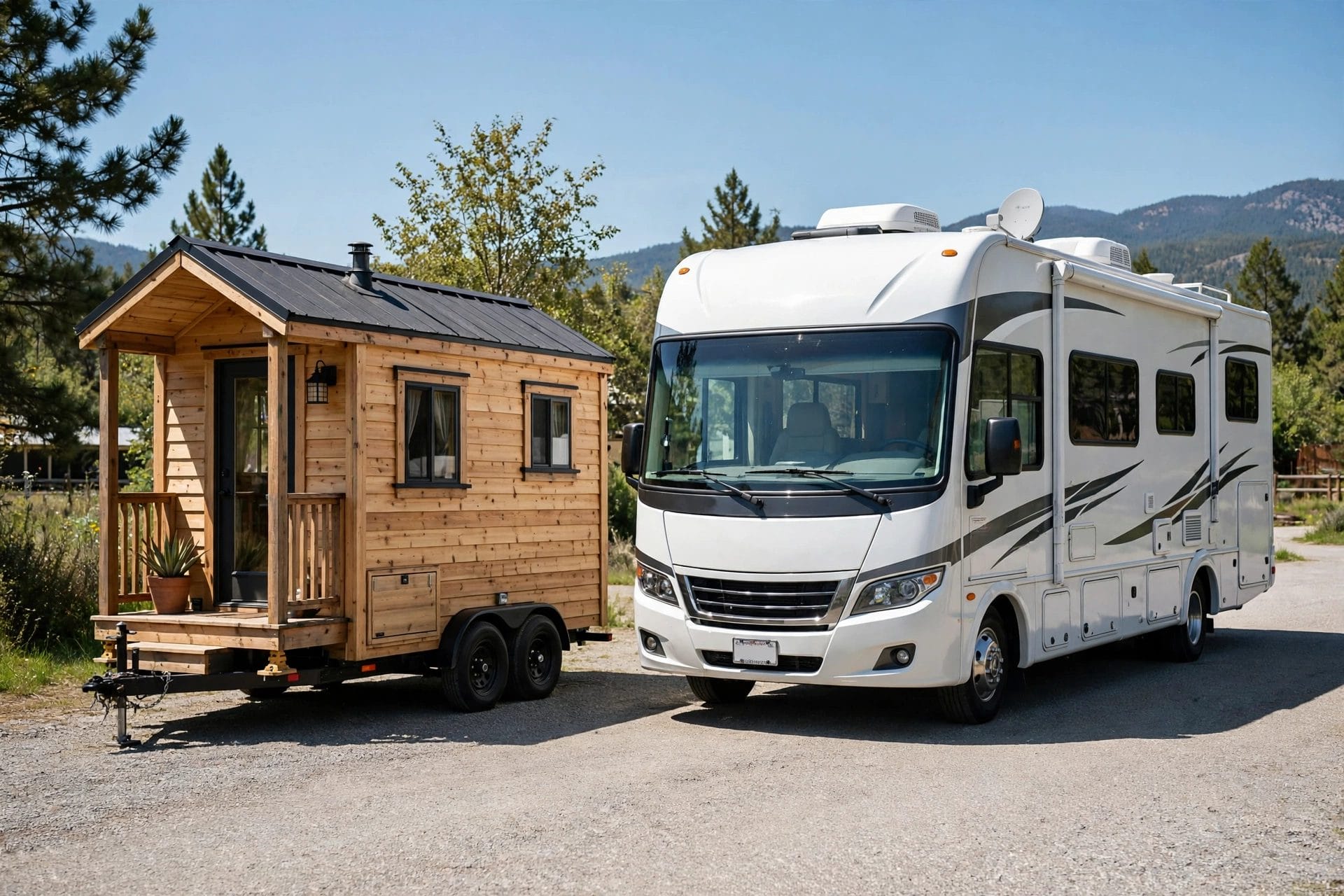 tiny house vs rv living