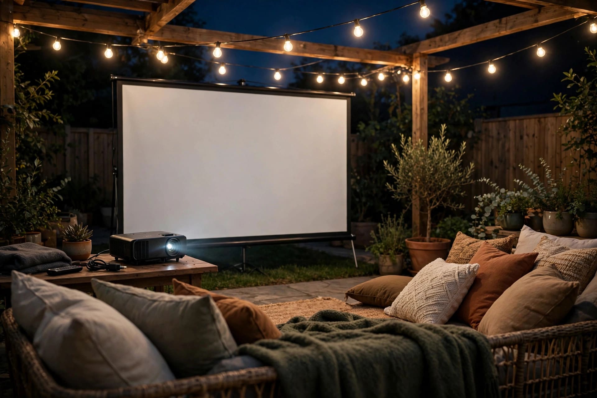 media room ideas: dark painted walls with ambient ceiling lights