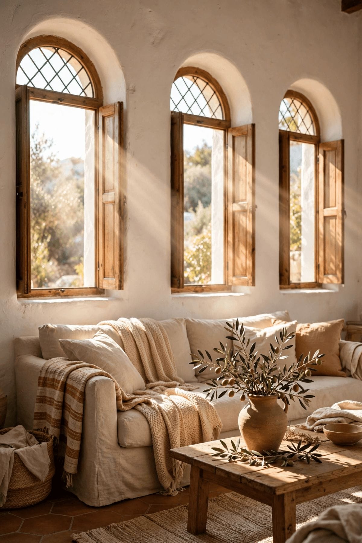 mediterranean living room