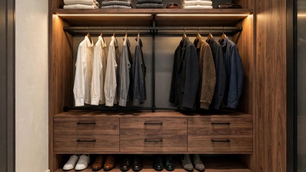 mens small closet