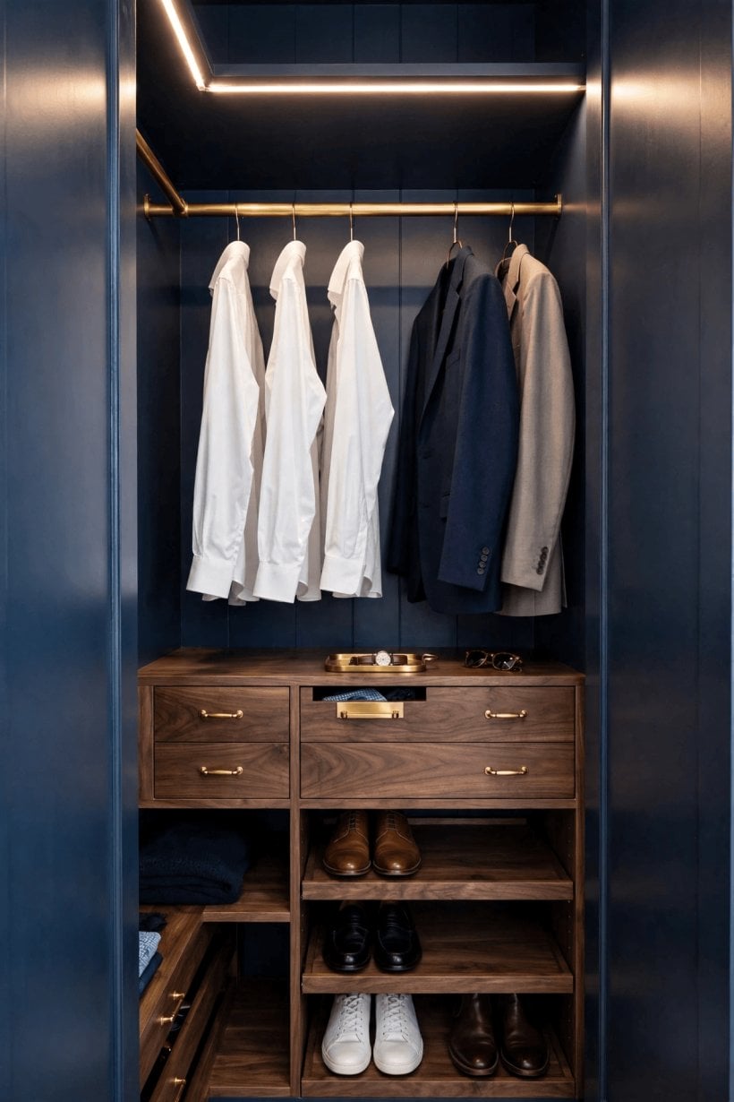 mens small closet