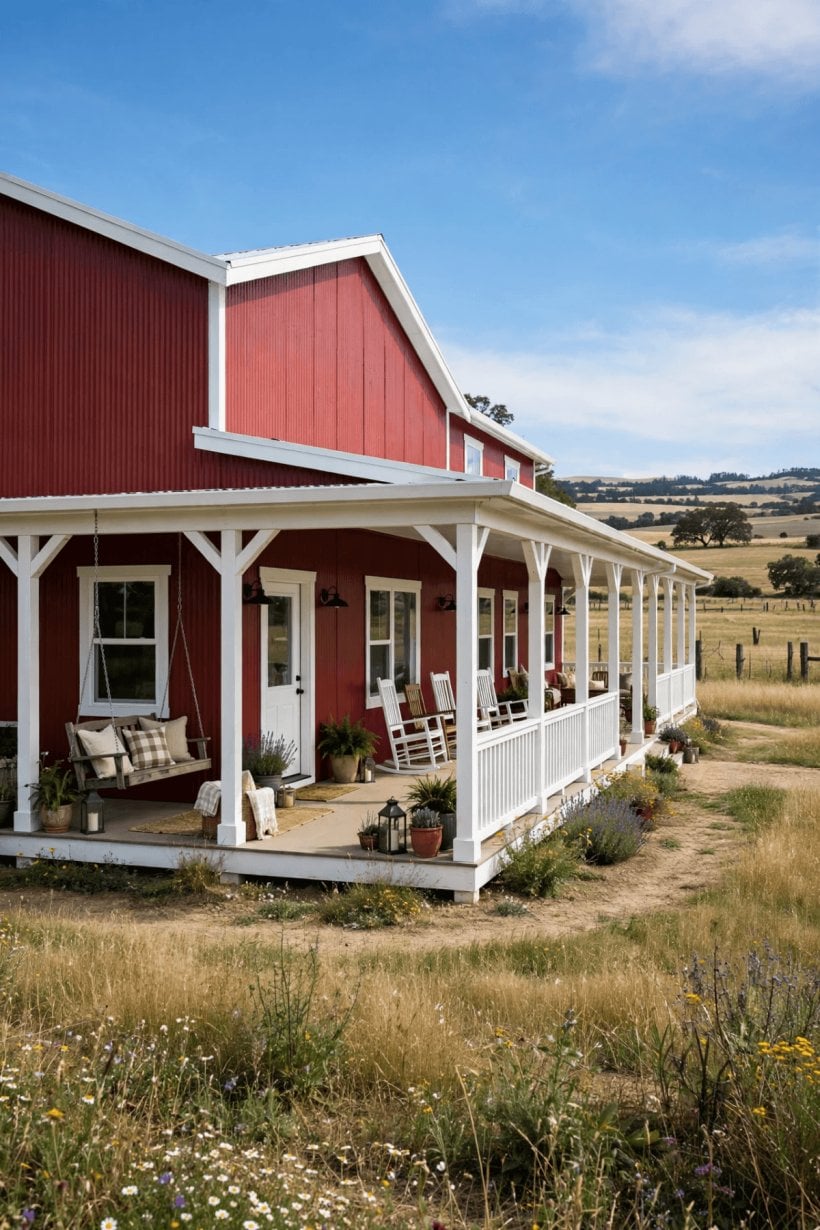 images of metal building homes