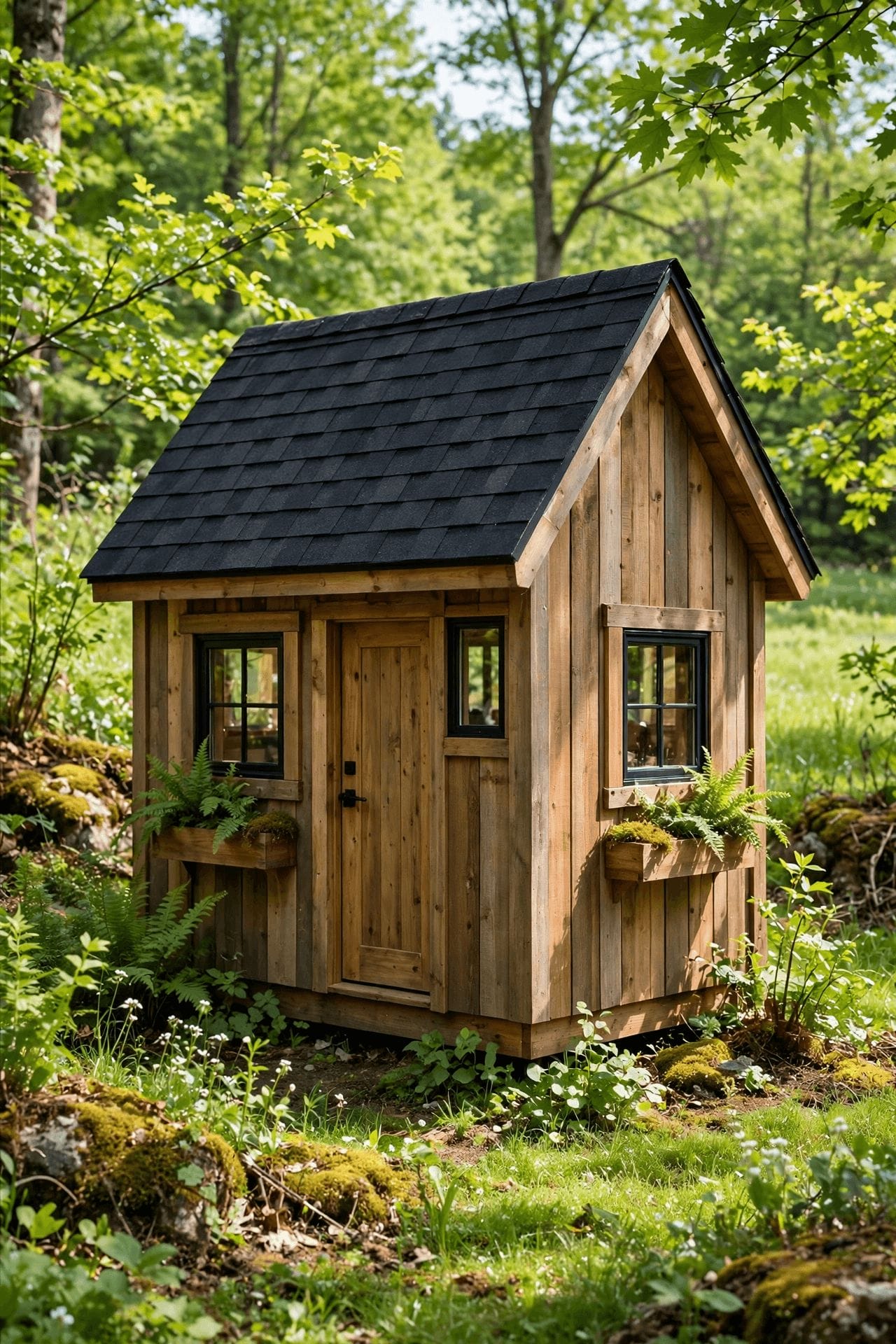 metal roof vs shingles tiny house