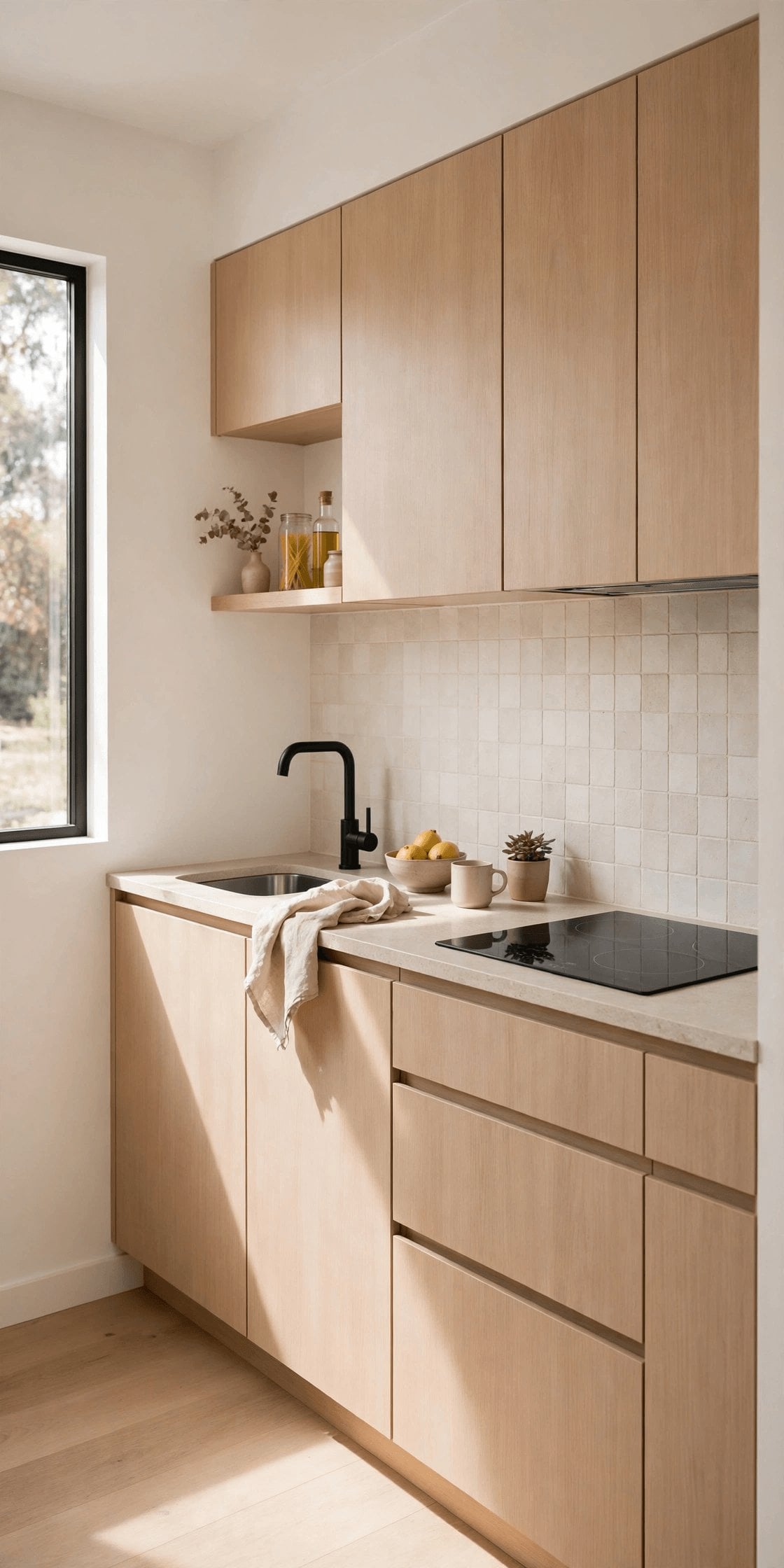 minimalist tiny house interior