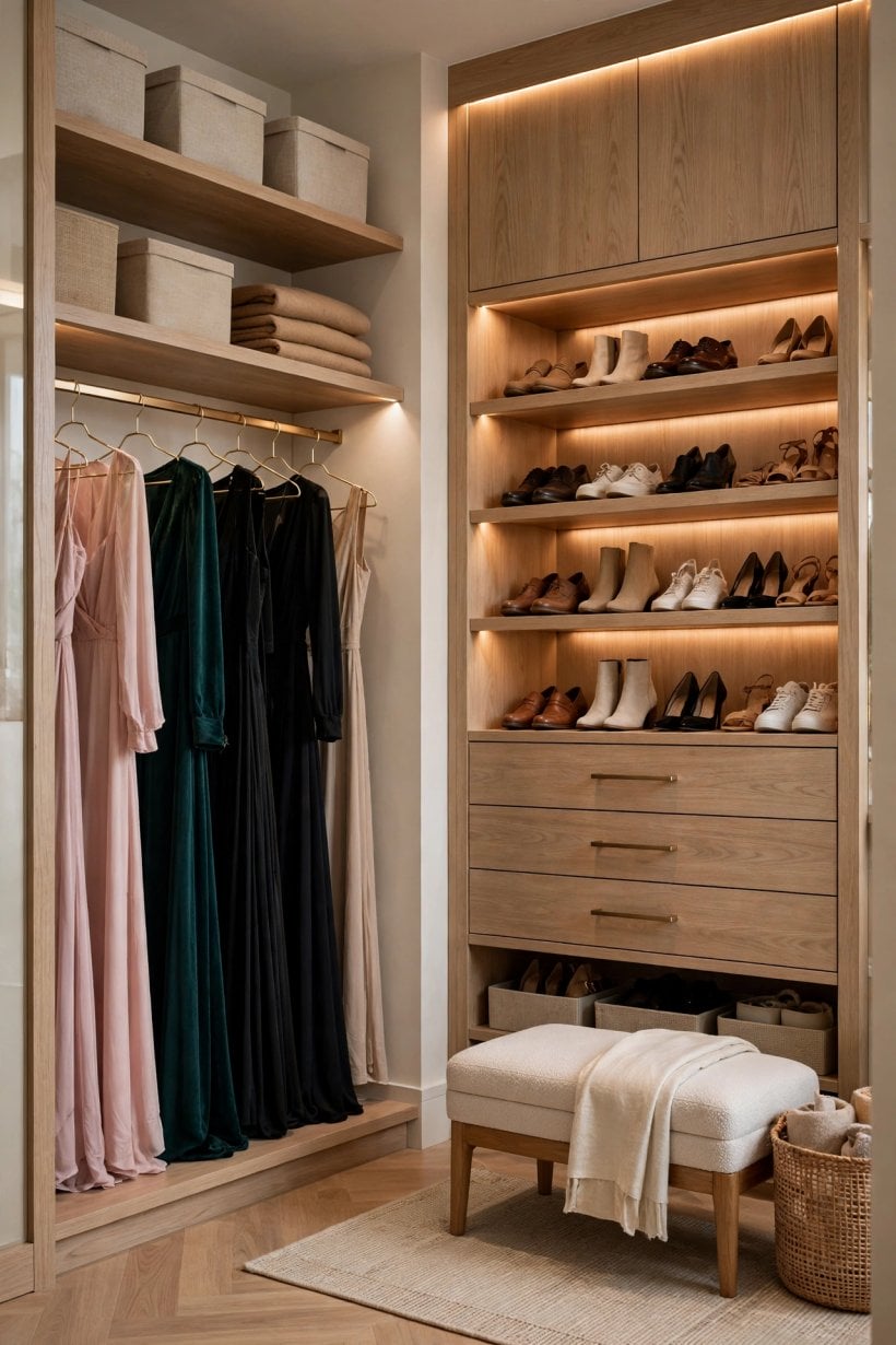 minimum closet depth