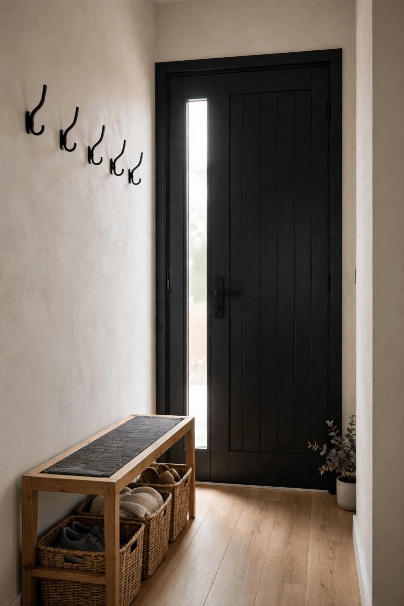 small modern entryway