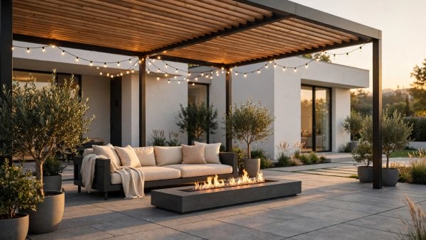 modern patio