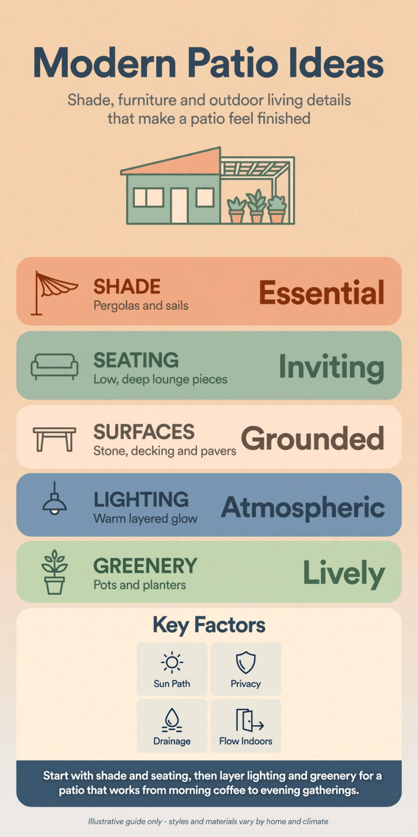 modern patio
