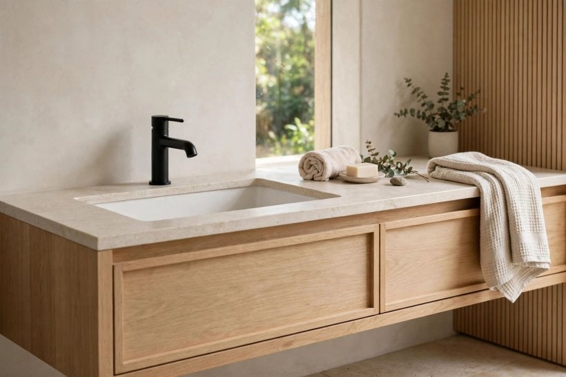 moen vs delta: checking flow details and efficiency labels on the listing