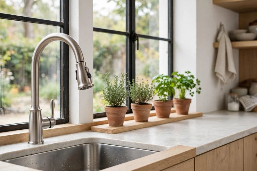 moen vs delta: pull-down kitchen faucets coping with daily use