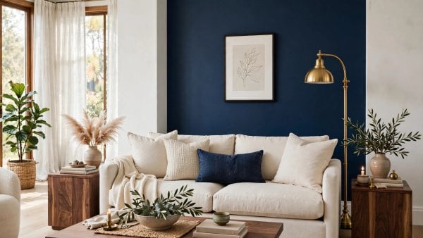 navy blue walls