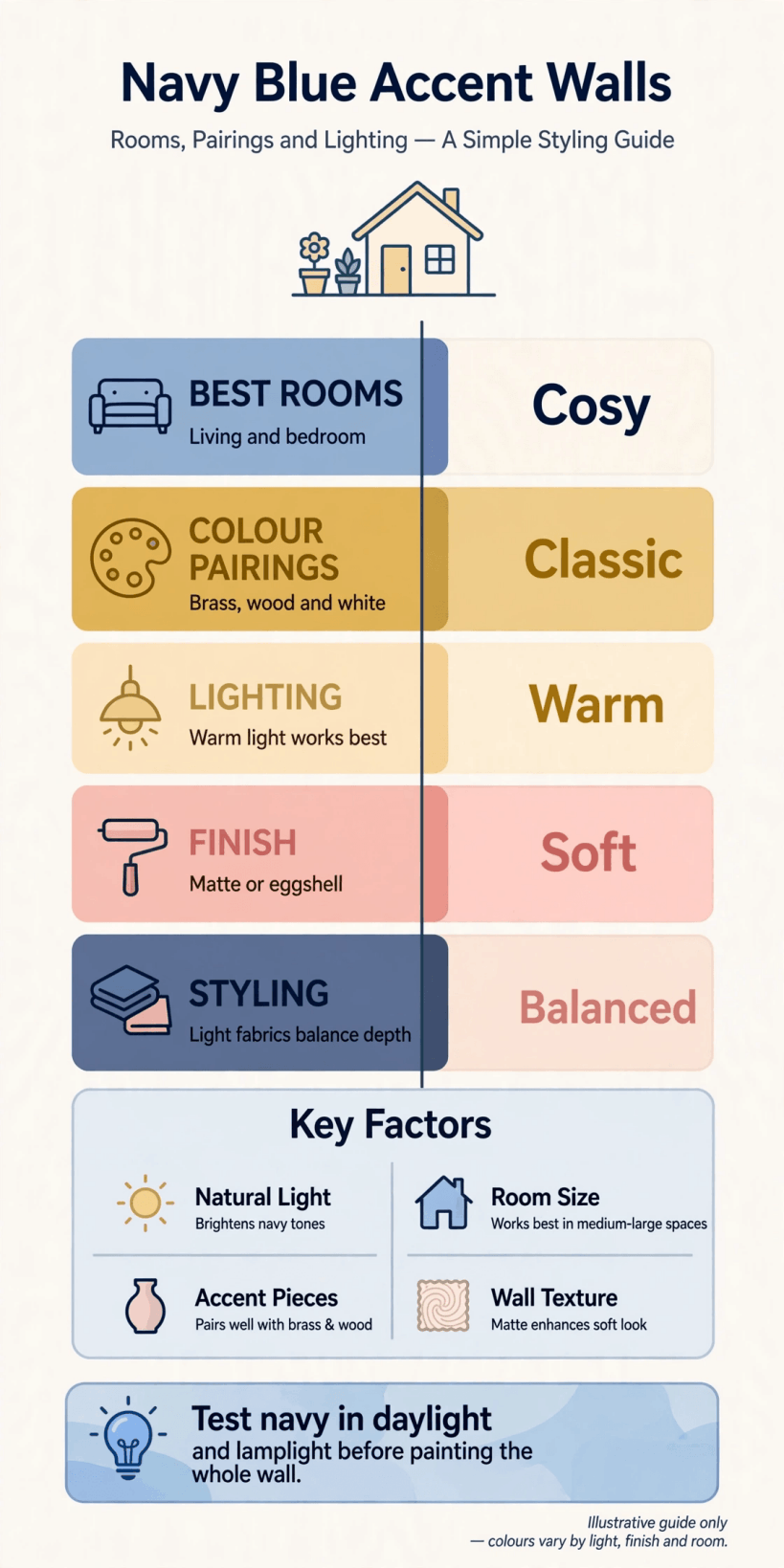 navy blue walls