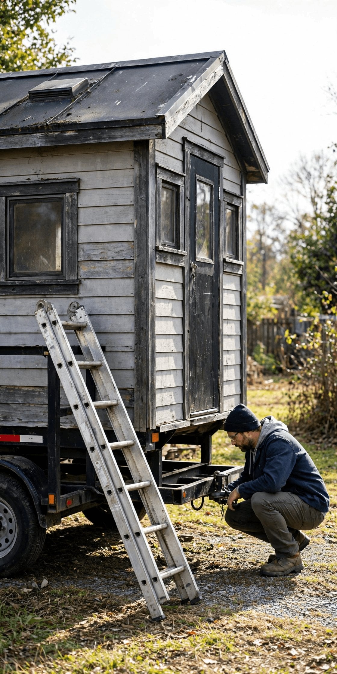 new vs used tiny house buying