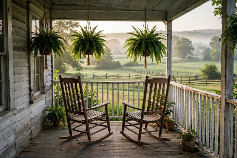 old farmhouse: vintage hardware, enamelware and worn timber details