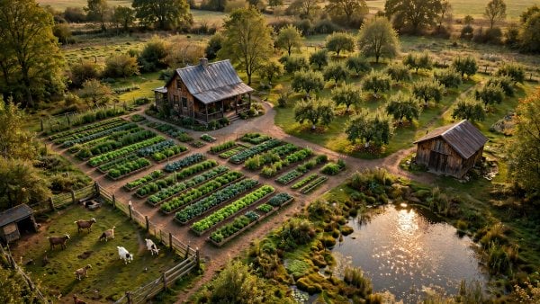 1 acre homestead layout