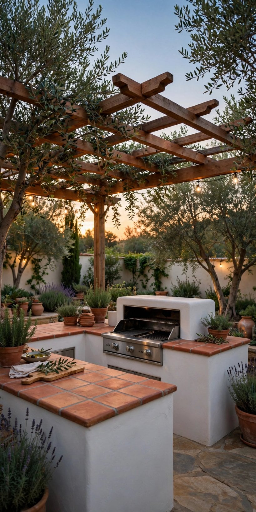 built in outdoor grills designs
