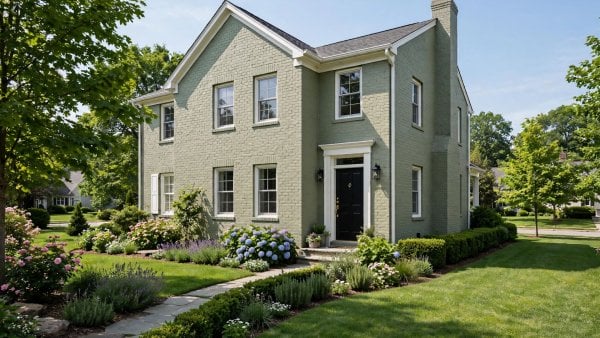 painted brick houses