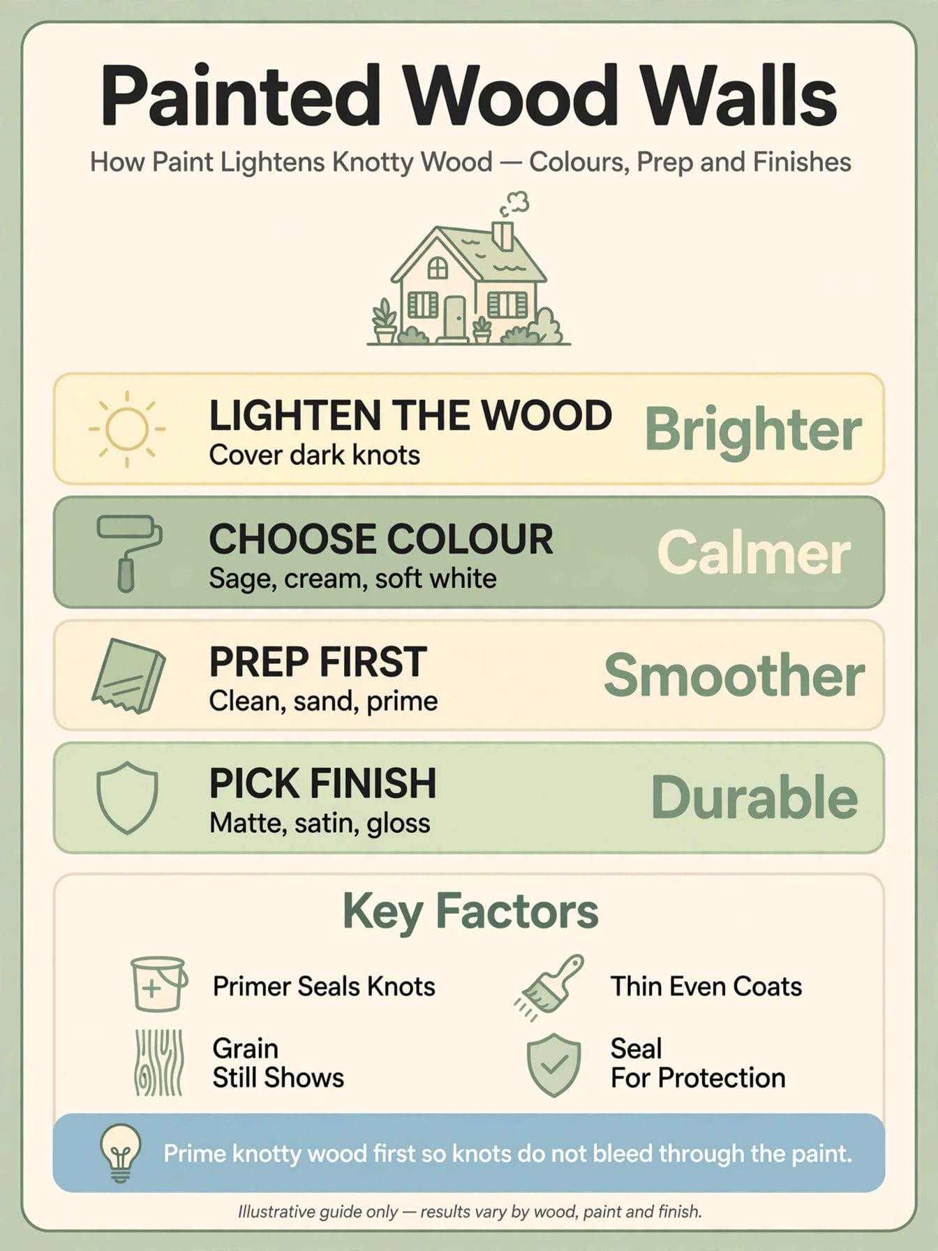 painted wood walls