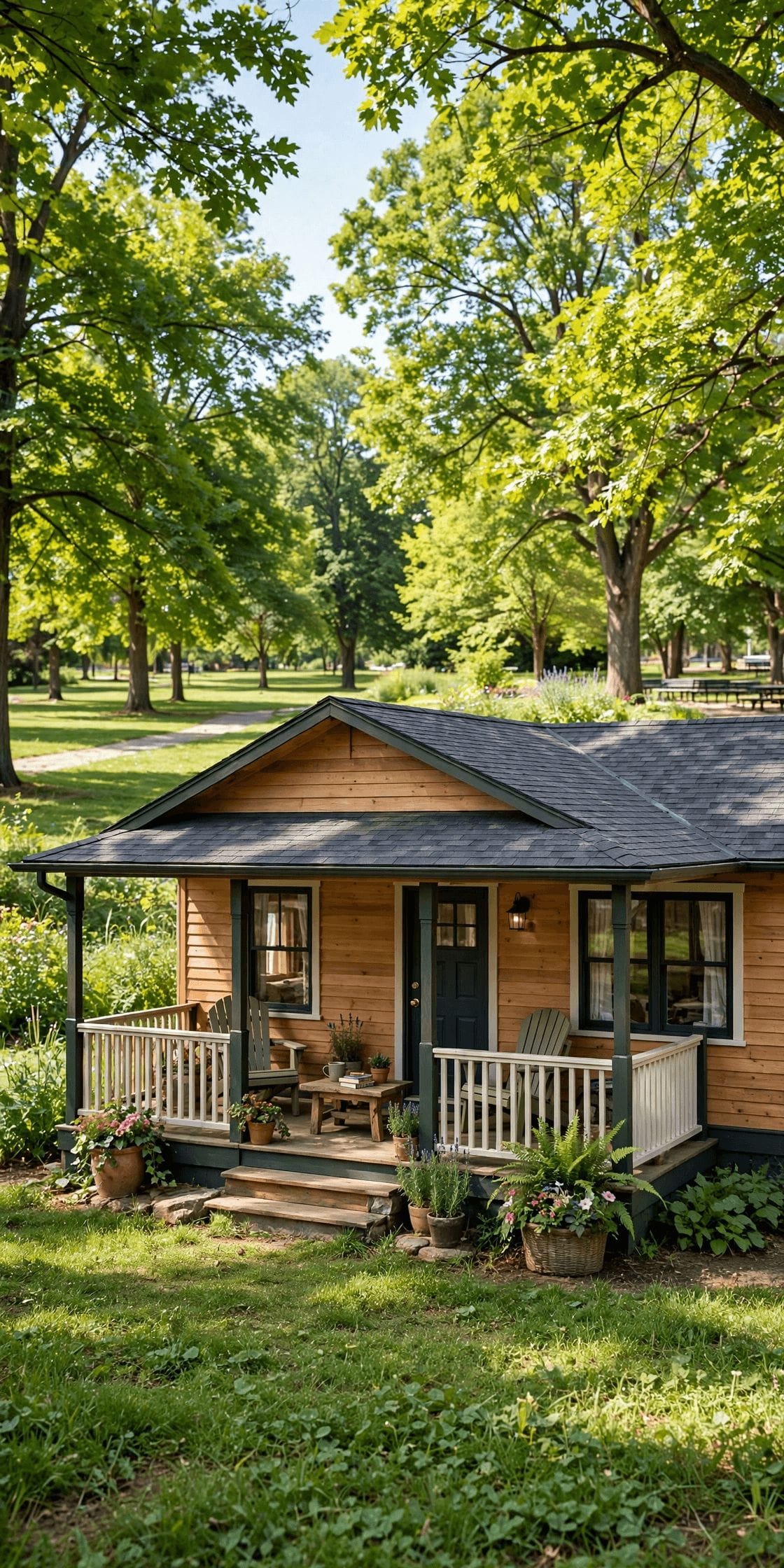 Park model tiny homes for sale — pin graphic on the ANSI standard, the 400 sq ft cap and park placement