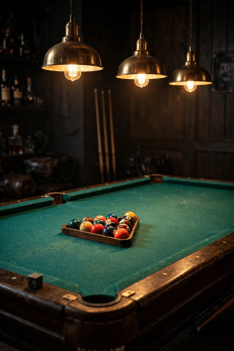 pool table room layout