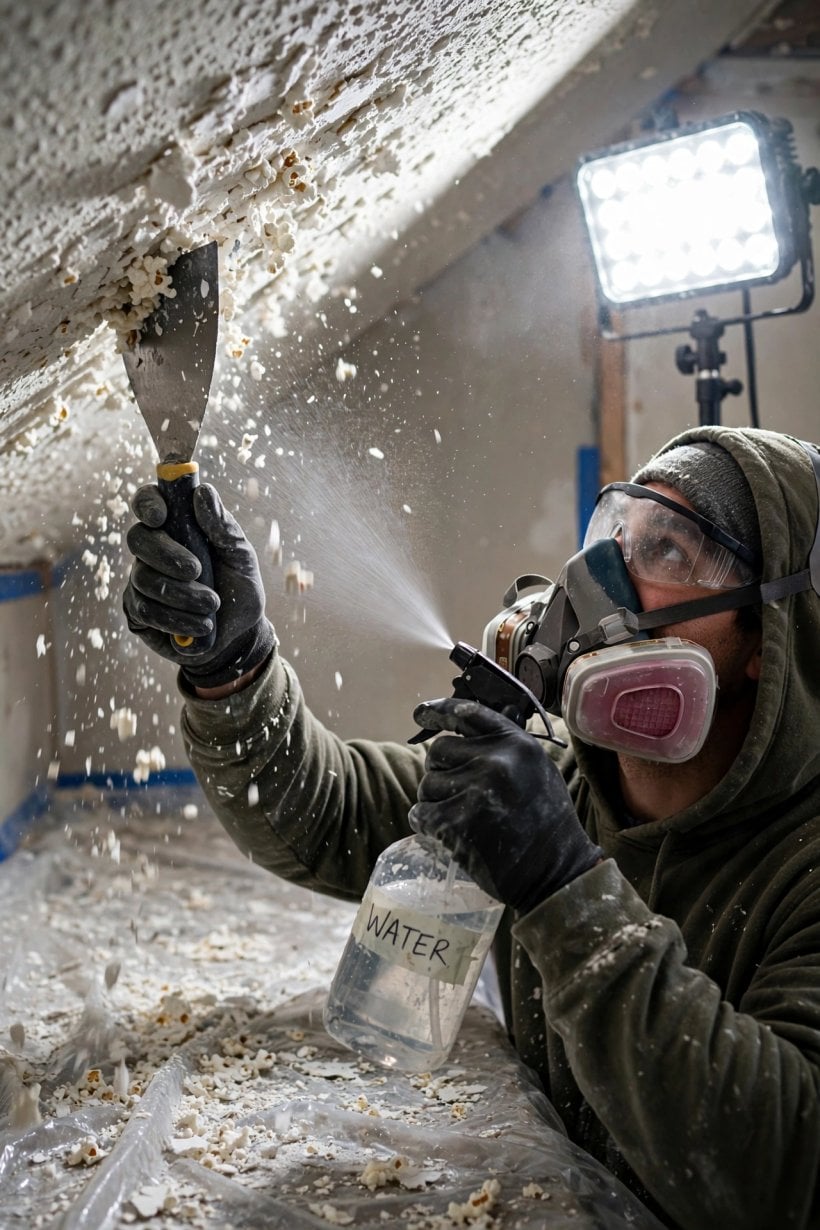 popcorn ceiling removal cost