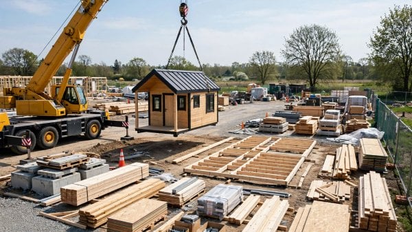prefab vs kit tiny house finished prefab home and flat pack kit compared