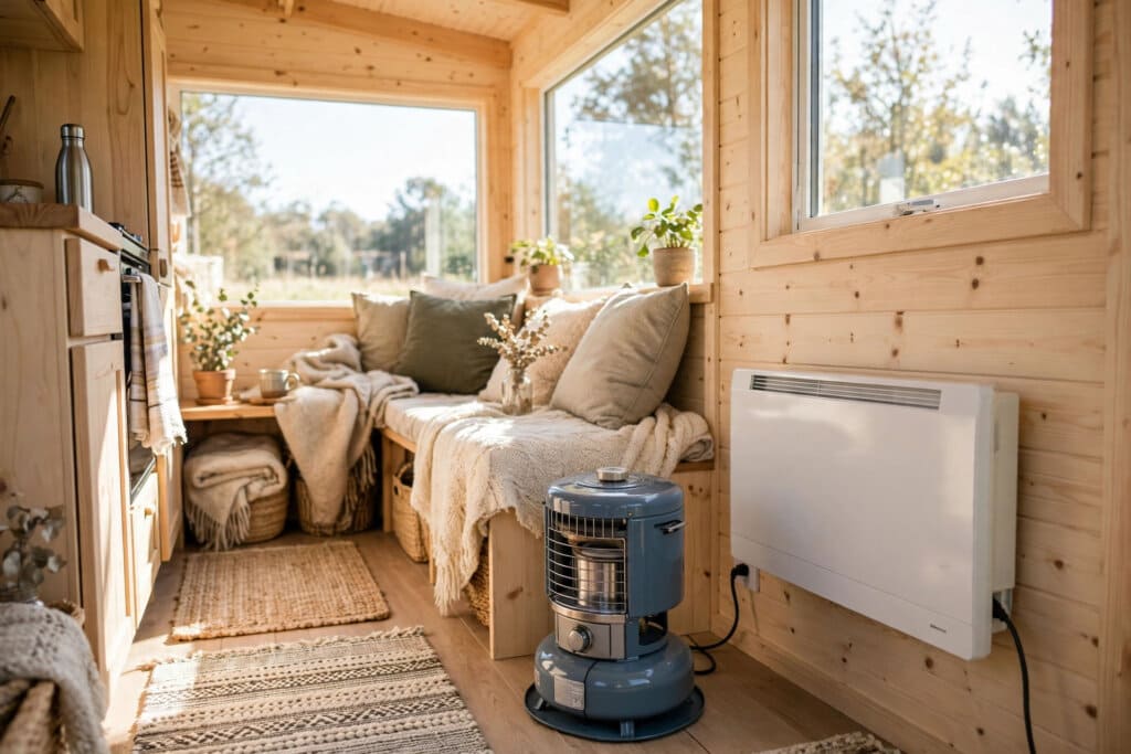 propane vs electric heat tiny house