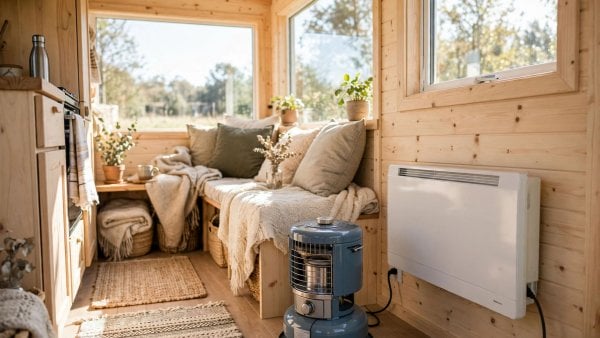 propane vs electric heat tiny house