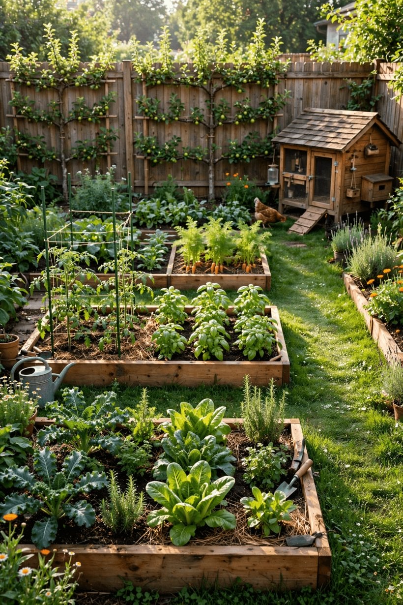 quarter acre farm layout