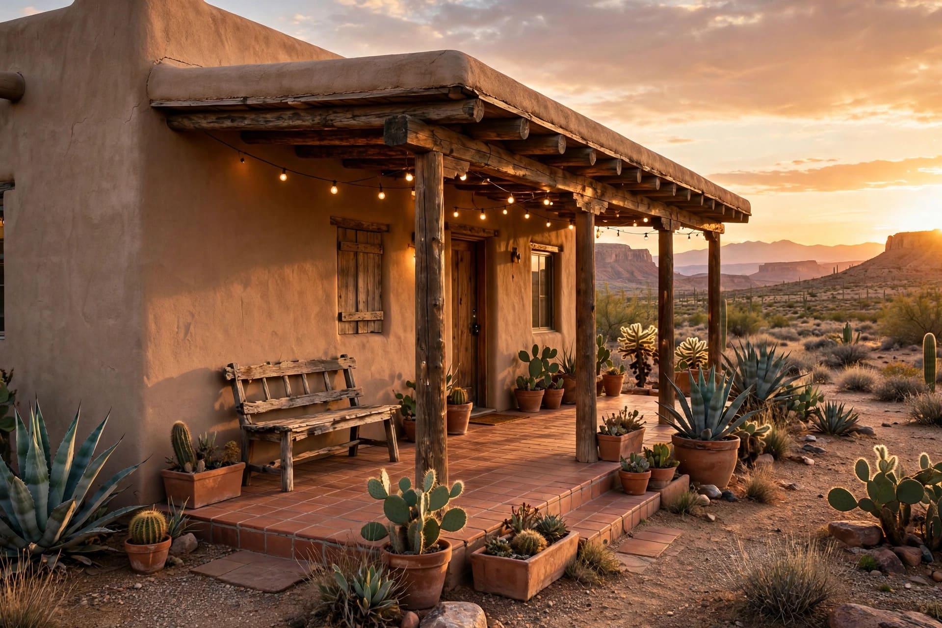 front porch ideas for ranch style homes: freshly painted front door with matching trim
