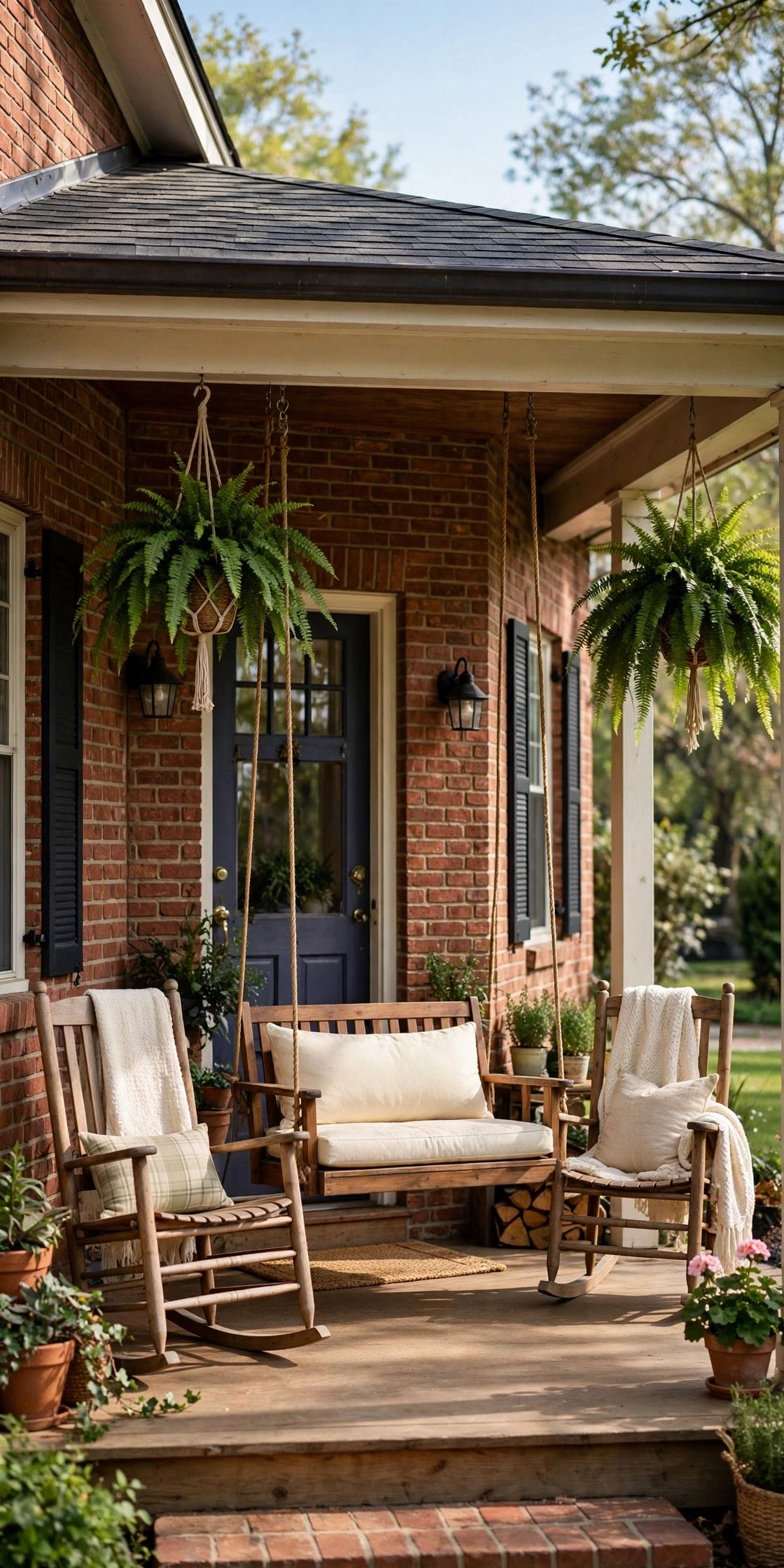 front porch ideas for ranch style homes