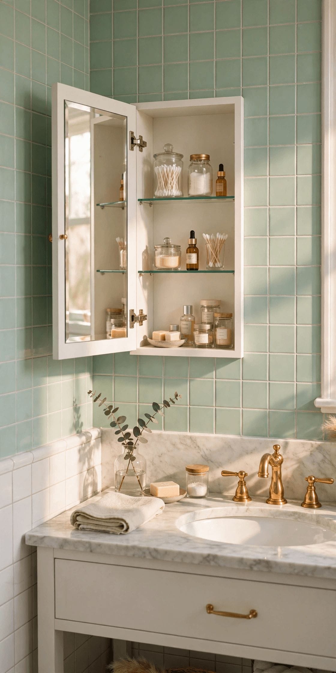 recessed medicine cabinet